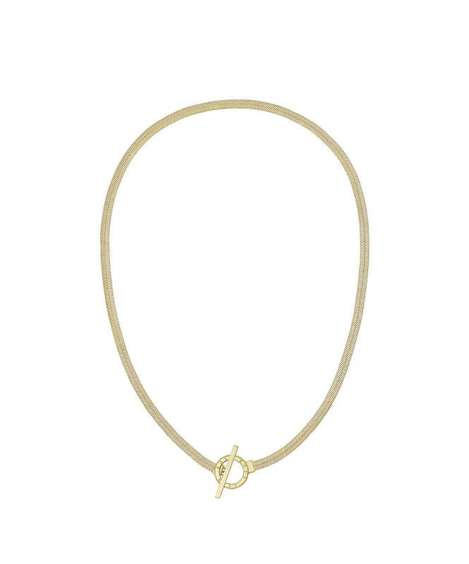 BOSS Jewelry Women's ZIA Collection Pendant Necklace in Yellow Gold - 1580480