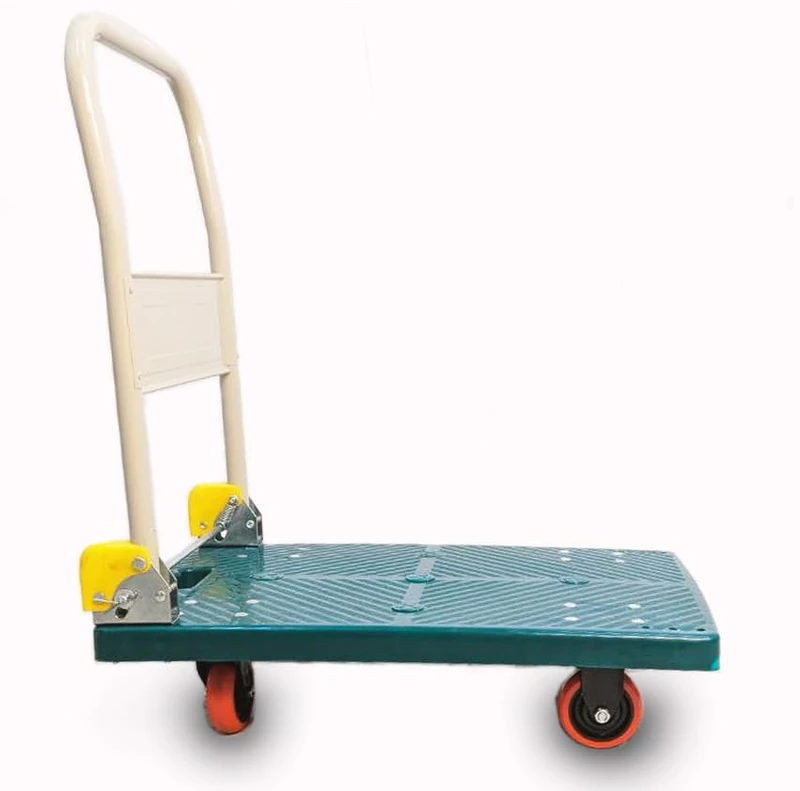 Foldable Luggage Rack with Swivel Wheels, Max 150 kg, Transport Plate