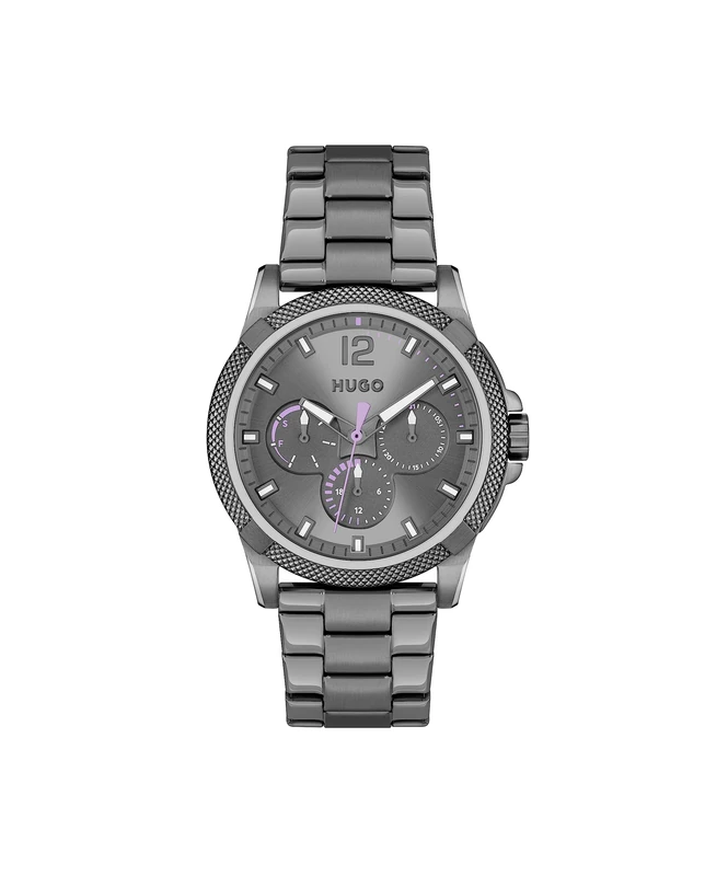 HUGO Women's Impress Quartz Watch - Grey Stainless Steel 1540135
