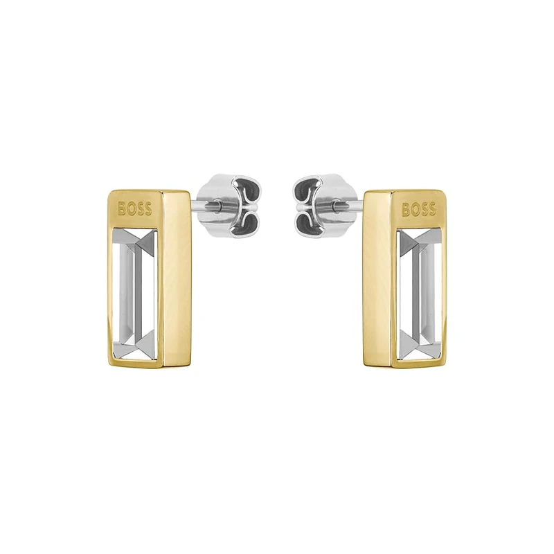 BOSS Jewelry Women's CLIA Collection Stud Earrings Embellished with Crystals - 1580413