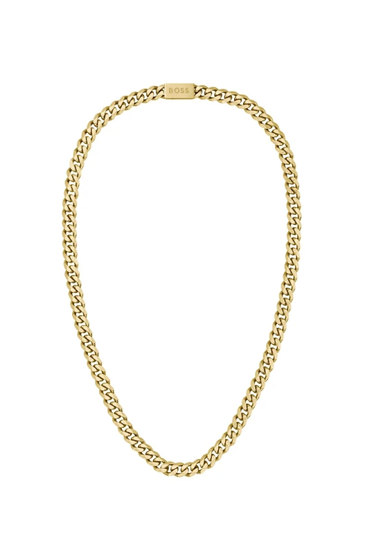BOSS Jewelry Men's CHAIN FOR HIM Collection Chain Necklace in Yellow Gold - 1580402