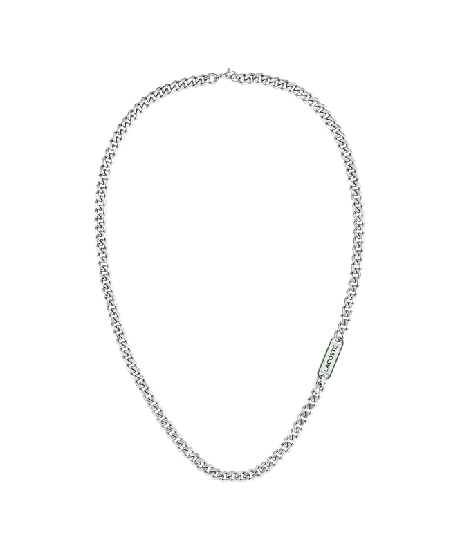 Lacoste Men's DISTRICT Collection Chain Necklace in Stainless Steel - 2040208