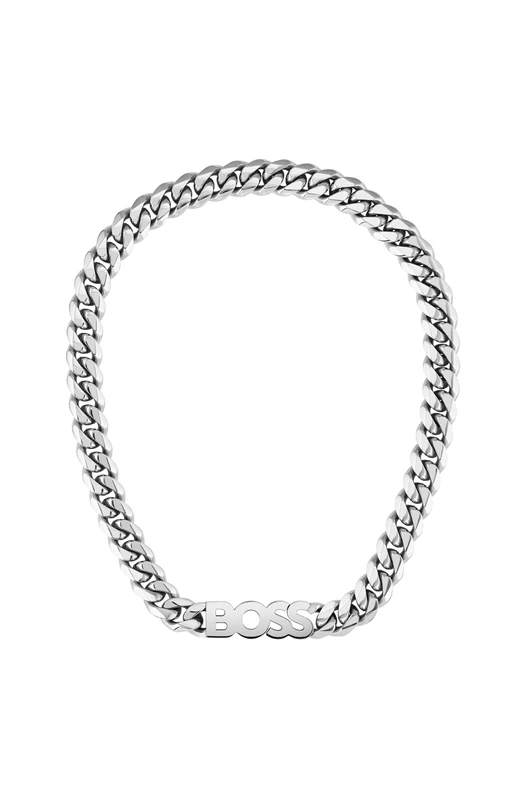 BOSS Jewelry Men's KASSY Stainless Steel Curb Chain Necklace
