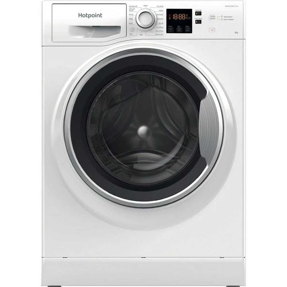 Hotpoint NSWE845CWSUKN 8kg 1400 Spin Washing Machine - White