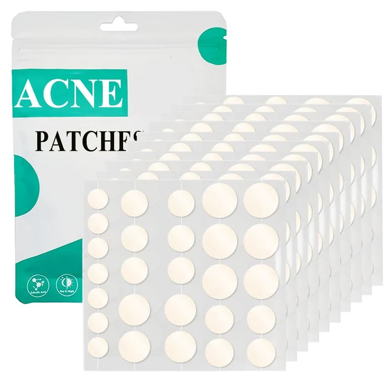 Zemolo 300pcs Pimple Patches Hydrocolloid Acne Stickers with Tea Tree Oil Spot Cover Patches Day & Night Whiteheads Acne Absorbing Blemish Patches Invisible Spot Treatment Stickers