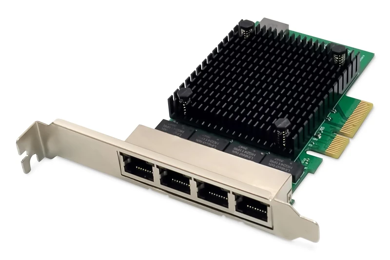 DIGITUS 25 Gigabit Ethernet Server Network Card - 2 Port SFP28 - NIC - 1000/10000/25000 Mbps