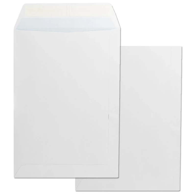 m-office 250 x 353 mm Paper Envelopes with Silicone Strip for Documents Shipping or Storage 250 x 353 mm
