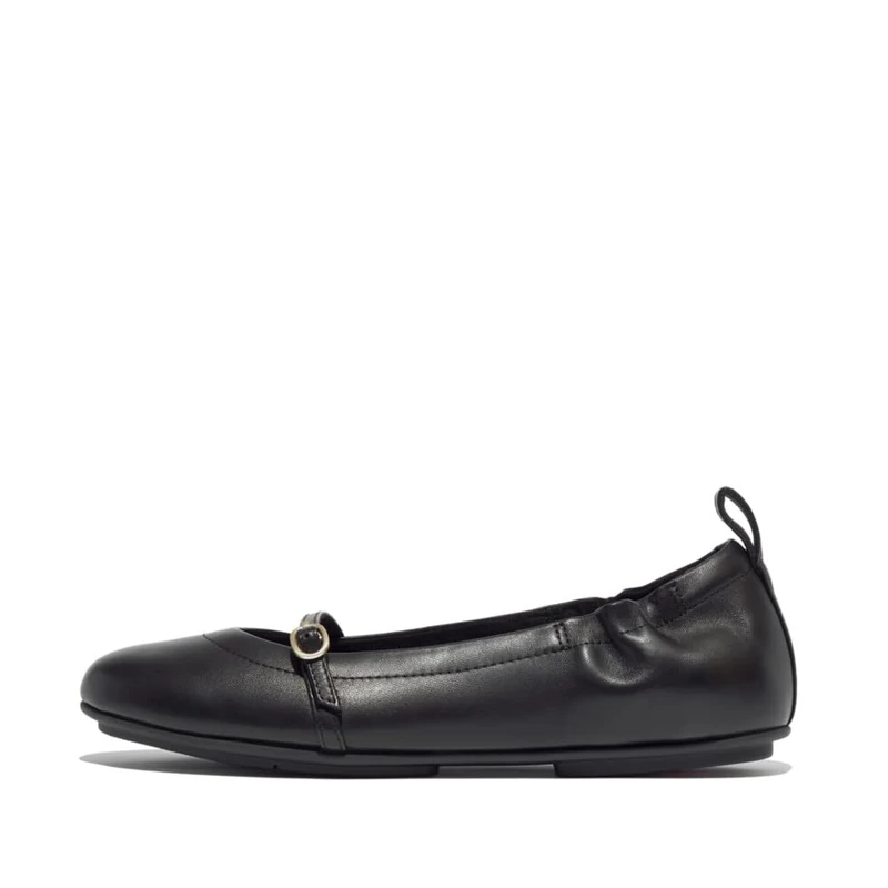 Fitflop Allegro Soft Leather Mary Janes Black