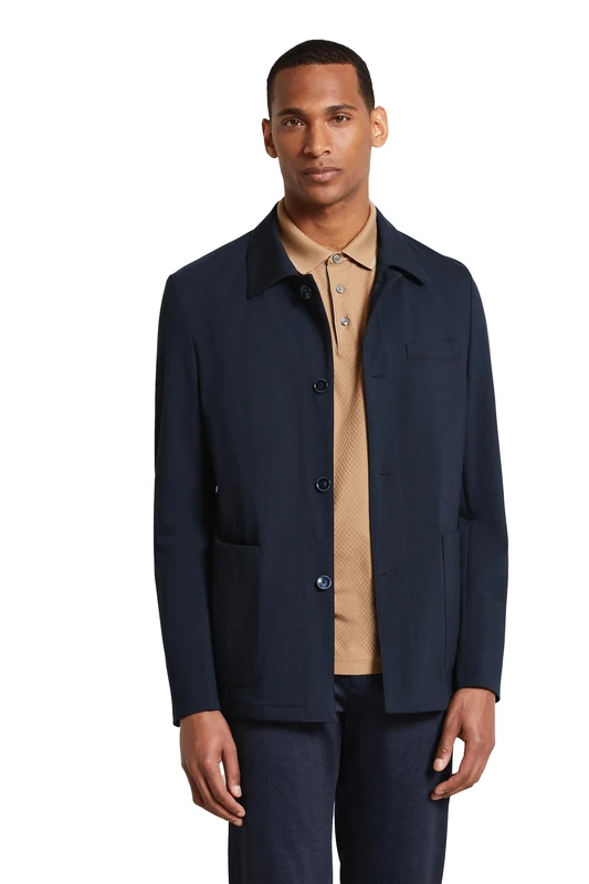 Bugatti Men's 597588-59804 Blazer, Marine-390, 44R