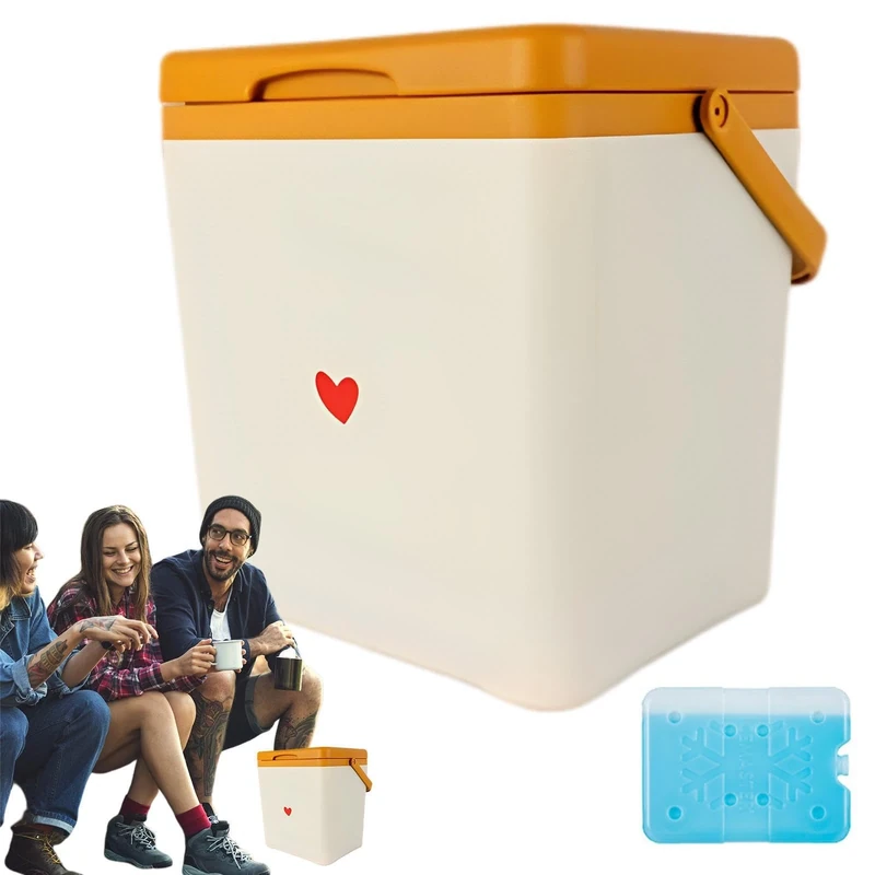 WEITING Portable 7L RV Fridge & Freezer - 9 Bottle Capacity, Hot/Cold