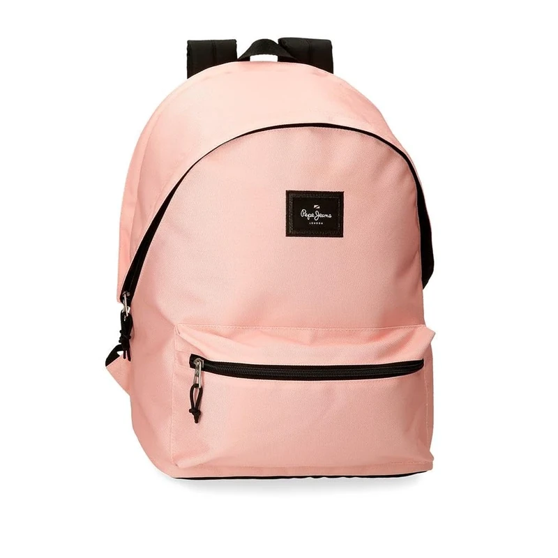 Pepe Jeans Aris Laptop Backpack Double 31 x 44 x 17.5 cm Polyester Joumma Light Pink One Size Daypack, lightpink, Standard Size, Daypack