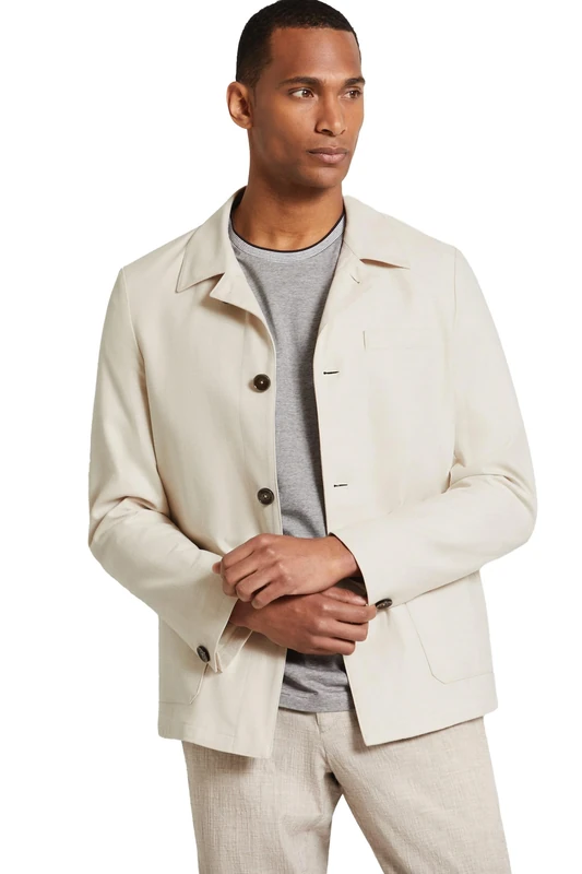 bugatti Men's 598500-59202 Blazer, Ecru-20, 48R