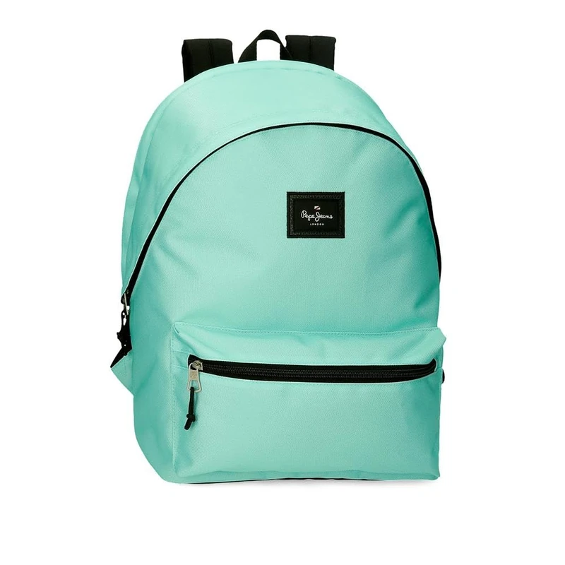 Pepe Jeans Aris Laptop Backpack Double Compartment Green 31 x 44 x 15 cm Polyester 20.46L, Green, One Size, Laptop Backpack Double Compartment