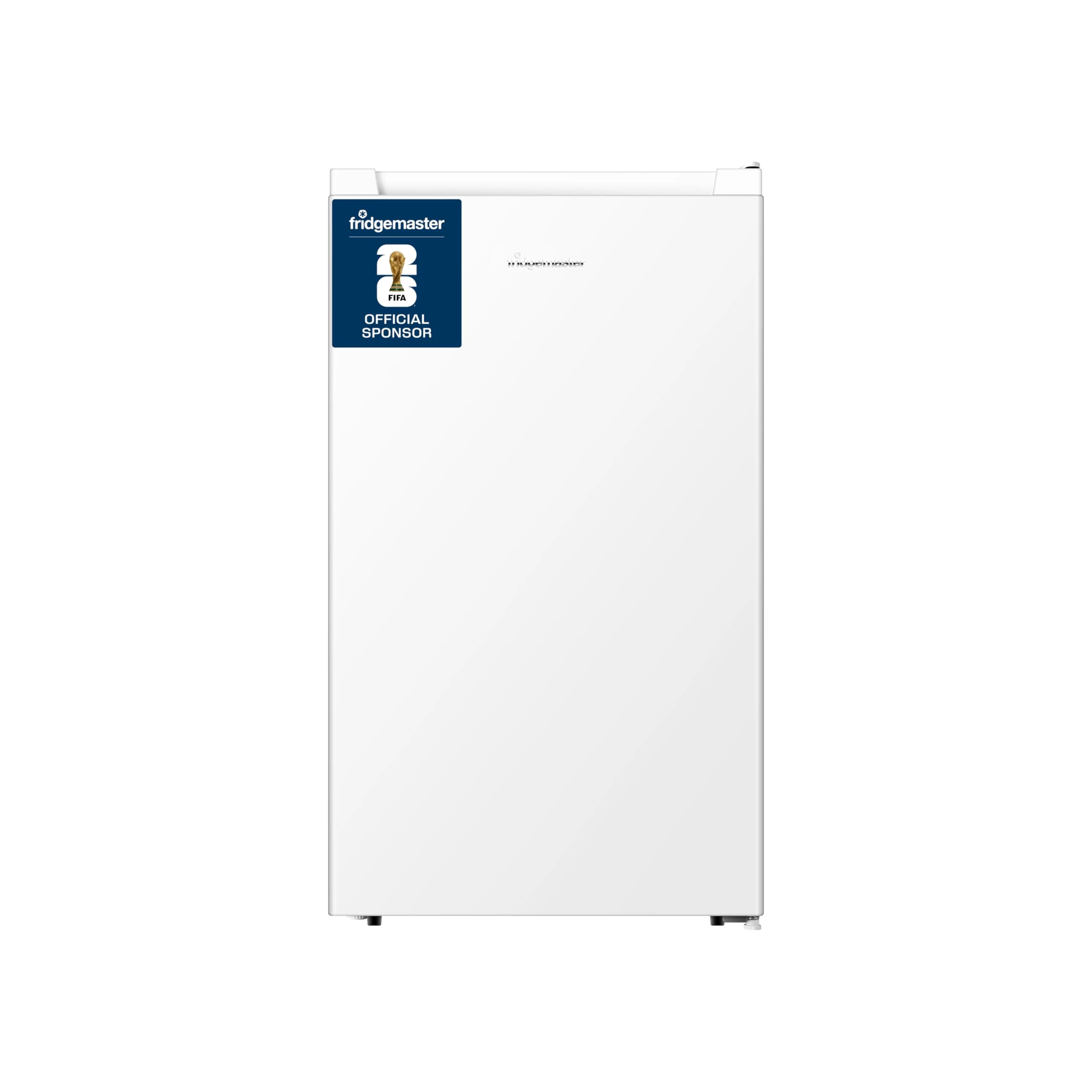 Fridgemaster MUL4892E 92L Under Counter Fridge with LED Lighting, Adjustable Temperature Control, Reversible Door and Salad Box, White, E rated