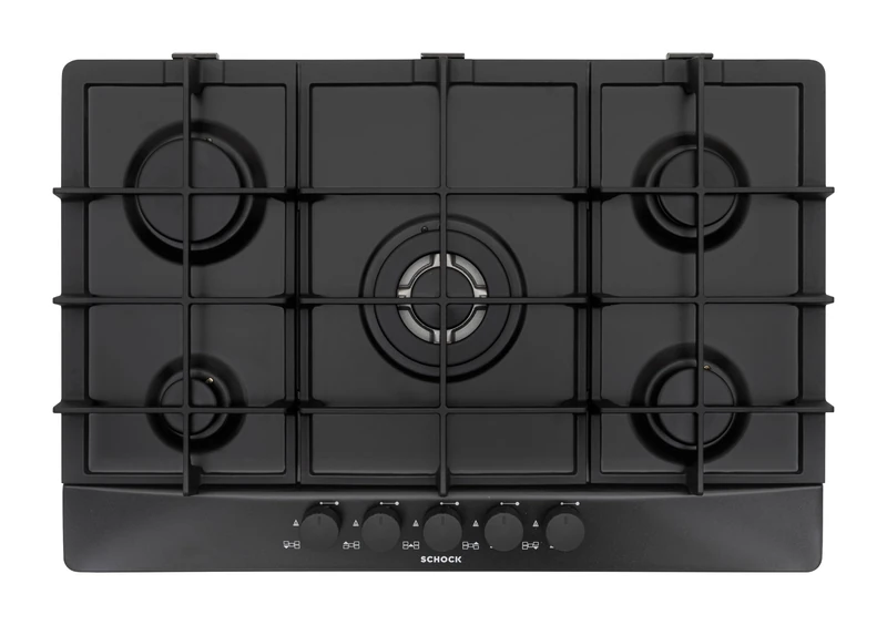 SCHOCK - Primus PC75 5 Burner Gas Hob with Matte Black Knobs