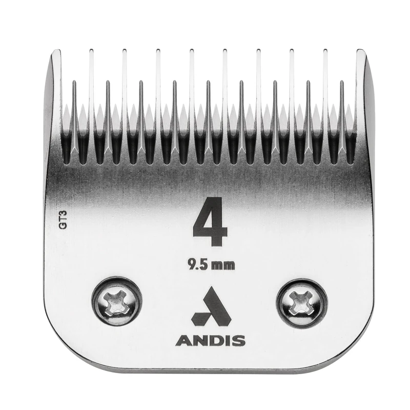 Andis 72625 Carbon-Infused Steel Edge Dog Clipper Blade, Size-4 Skip-Tooth, 3/8-Inch Cut Length