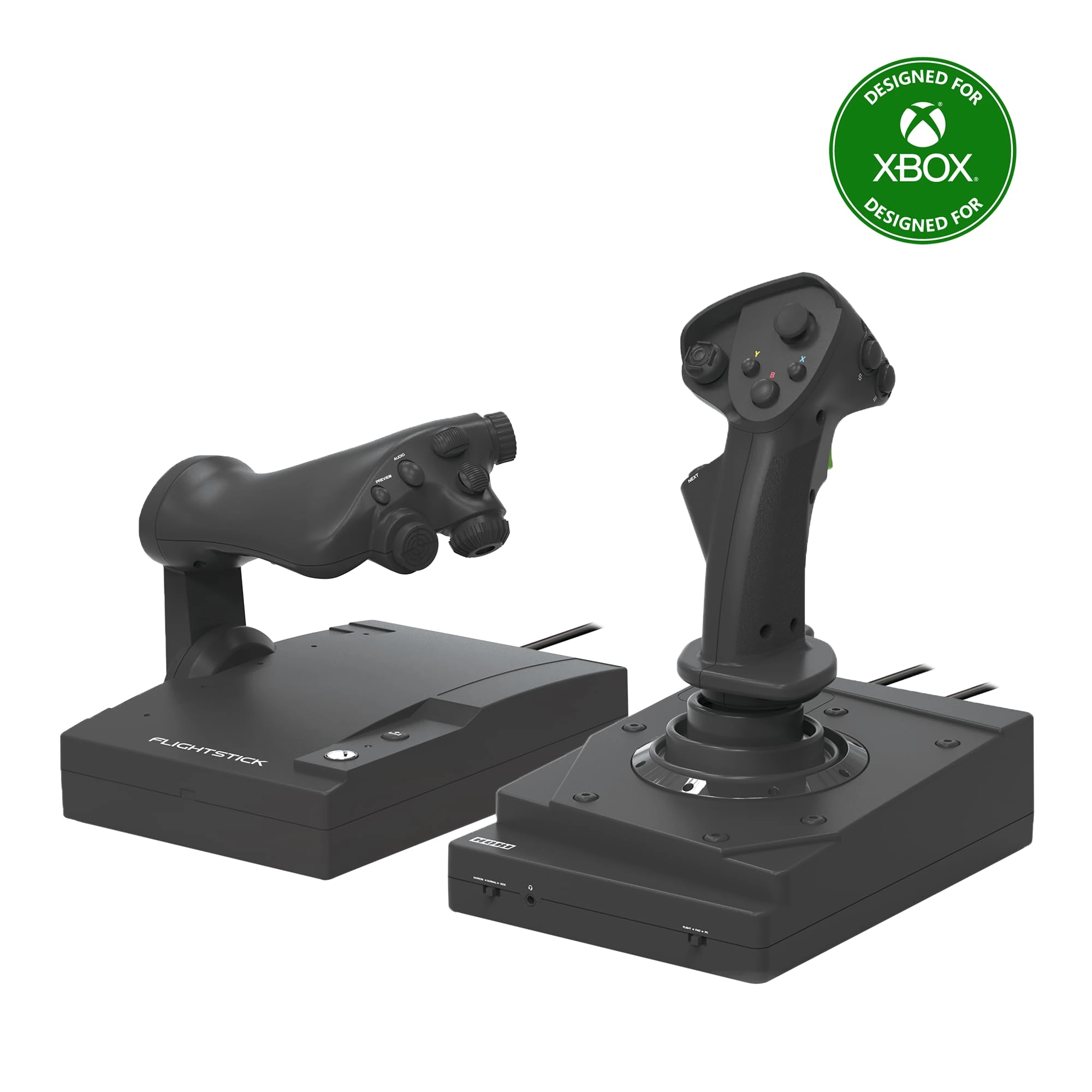Hori HOTAS Flight Stick Designed for Xbox Series X|S, Xbox One and PC - Officially Licensed by Microsoft