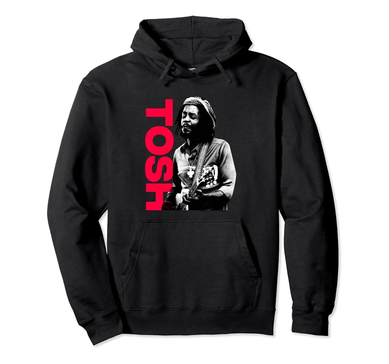 Peter Tosh with Guitar Adrian Boot Photo Pullover Hoodie
