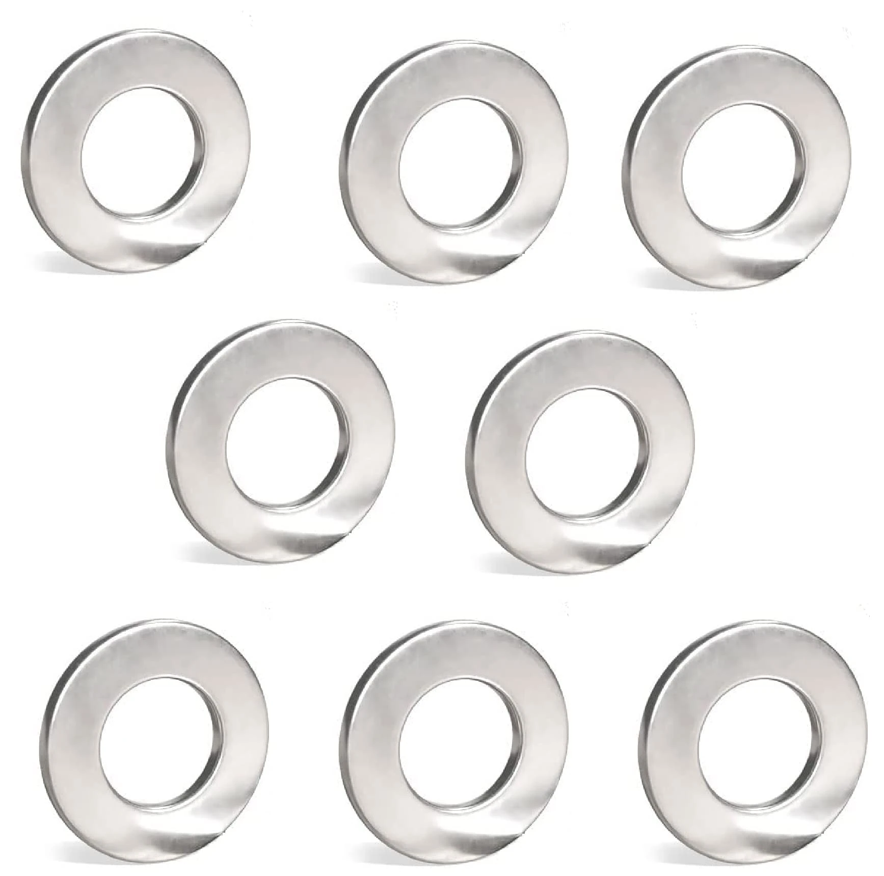 M3-16 Stainless Steel Washers, Form A Thick Flat washer Grade A2 Stainless Steel. Various Sizes And Quantities M3 M4 M5 M6 M8 M10 M12 M16 (50, M6 Washer)