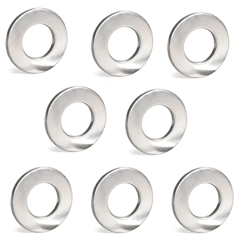 M8 Stainless Steel Washers (8mm) Form A Thick Flat washers For Bolts And Screws Metal Grade A2 Stainless Steel (304) M8 x 50 Pack