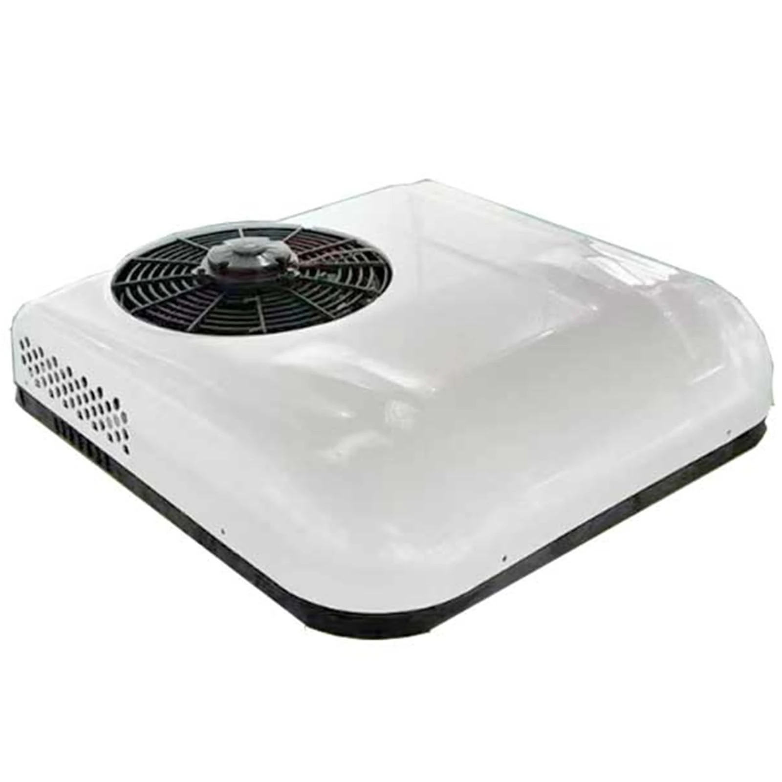 USEBEM 12V/24V DC Air Conditioner, 12V RV Rooftop DC Unit, For Truck, Boat, Automotive, Camper, Travel Trailer, White-12V