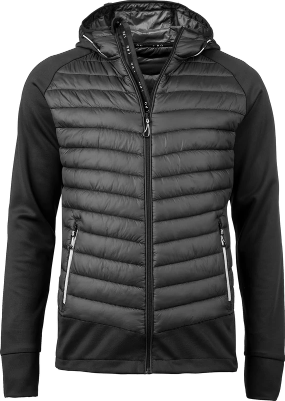 Deproc Active Men's knitted fleece jacket, windbreaker transition jacket, Mirk Peak men, black, S - Image 1