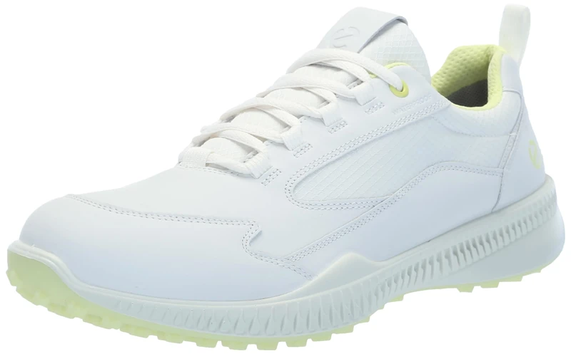 ECCO Men's Hybrid NYC Waterproof Golf Shoe, White, 9/9.5 UK
