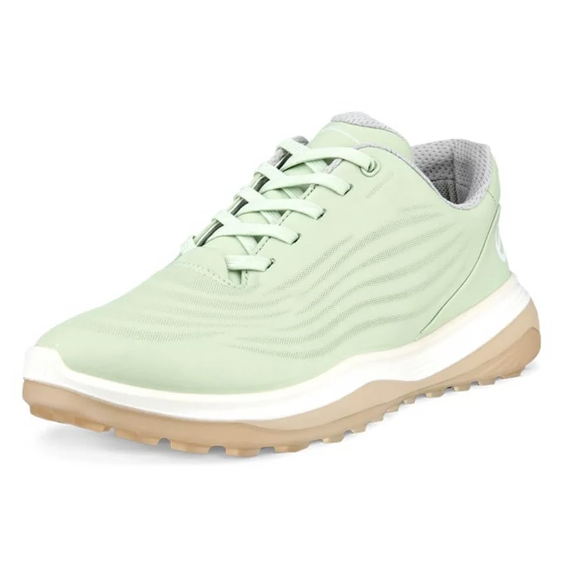 ECCO Womens W LT1 Lace Waterproof Golf Shoes - Matcha - UK 6