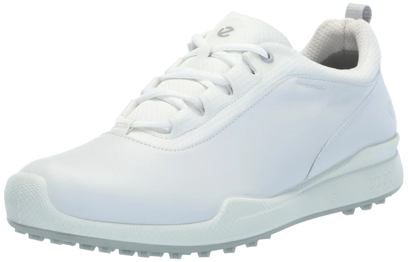 ECCO Men's Biom Hybrid Bny Waterproof Golf Shoe, White, 7/7. 5 UK