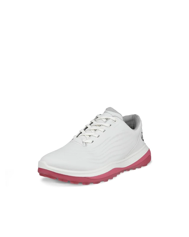 ECCO 2024 LT1 Ladies Golf Shoes - White/Bubblegum - EU 37