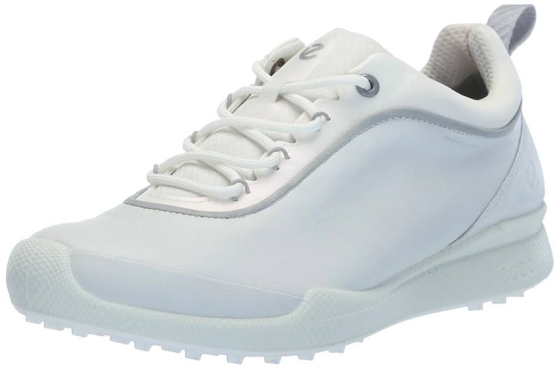ECCO Women's Biom Hybrid Bny Waterproof Golf Shoe, White, 8/8.5 UK