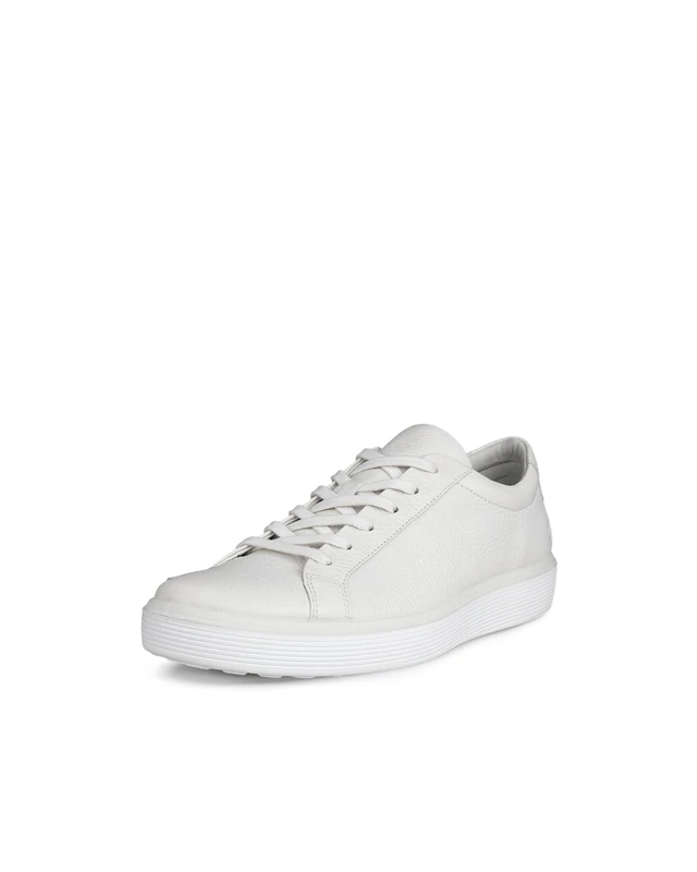ECCO Mens Soft 60 Leather White Shoes 10.5-11 UK