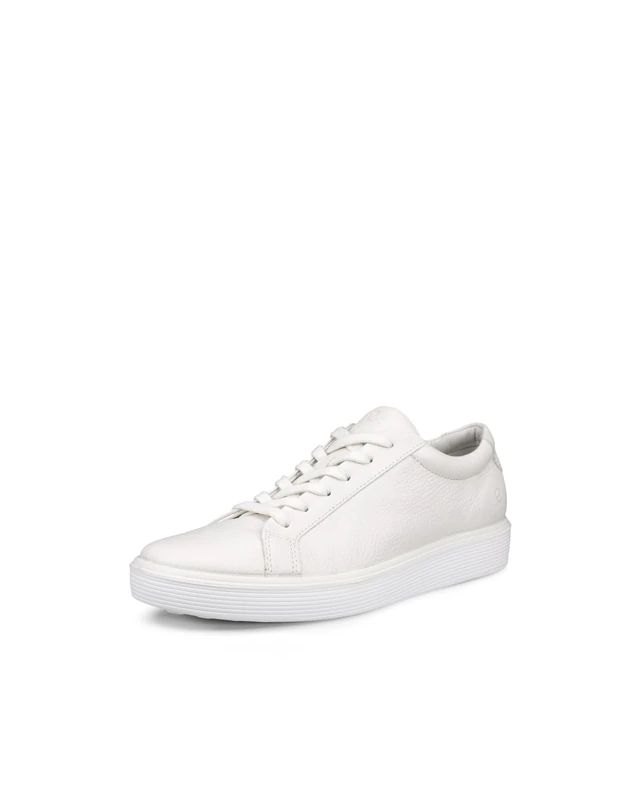 ECCO Womens Soft 60 Leather White Shoes 5-5.5 UK