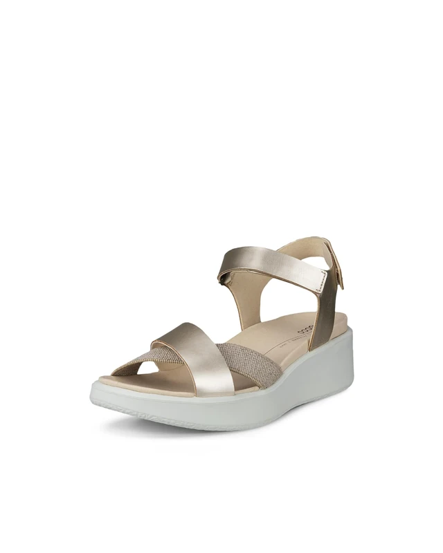 ECCO Flowt Wedge LX 273323 Womens - Pure White Gold - 40 EU