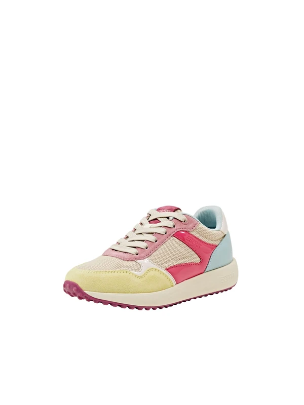 ESPRIT Women's Lace-up Trainers, 770 Pastel Yellow, 3 UK