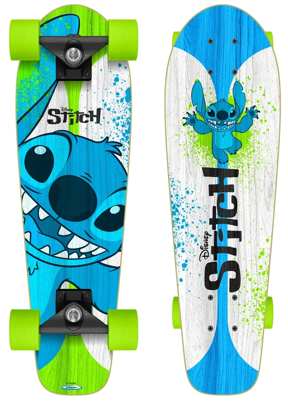 Stamp Stitch Skateboard Blue/Grey/Green