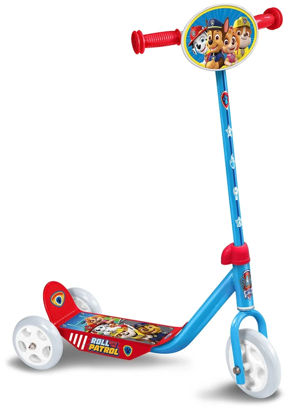 STAMP PA450050 Trottinette 3 Roues Paw Patrol Scooter 3 Wheels, Blue-RED-Yellow, Standard