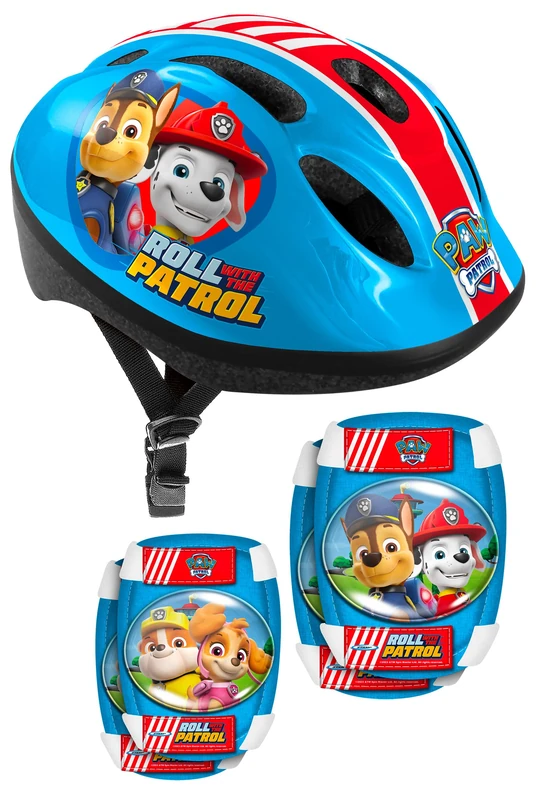 Stamp Paw Patrol Combo - Helmet, Knee and Elbow Pads Set