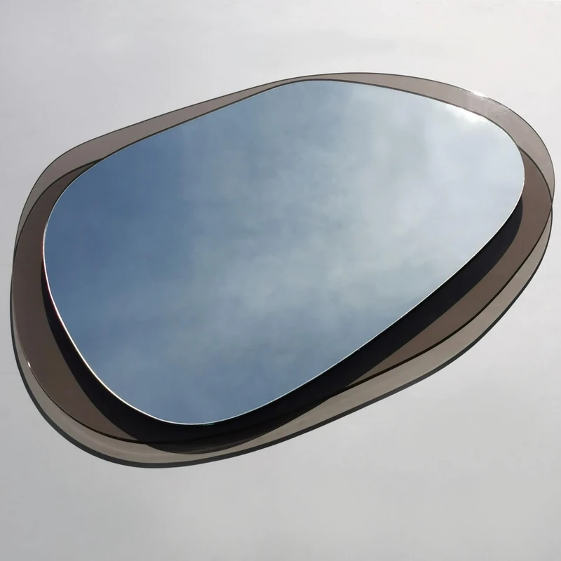 Elegant Decorative Mirror with Black Frame