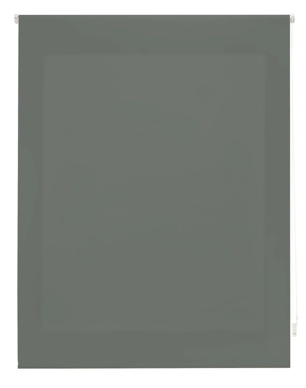 DECORBLIND | Smooth Translucent Roller Blind, Blind Size: 160 x 175 cm Width x Length/Plain Fabric Dimensions: 157 x 170 cm – Translucent Pastel Grey Easy Installation to Wall or Ceiling