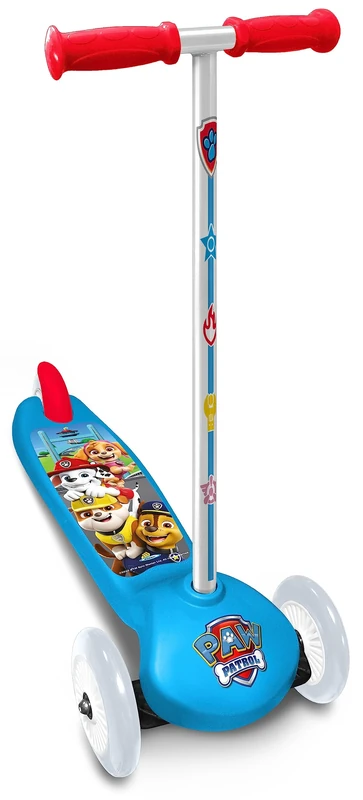 Steering Scooter Paw Patrol 3 Wheels, Blue/Red/Yellow