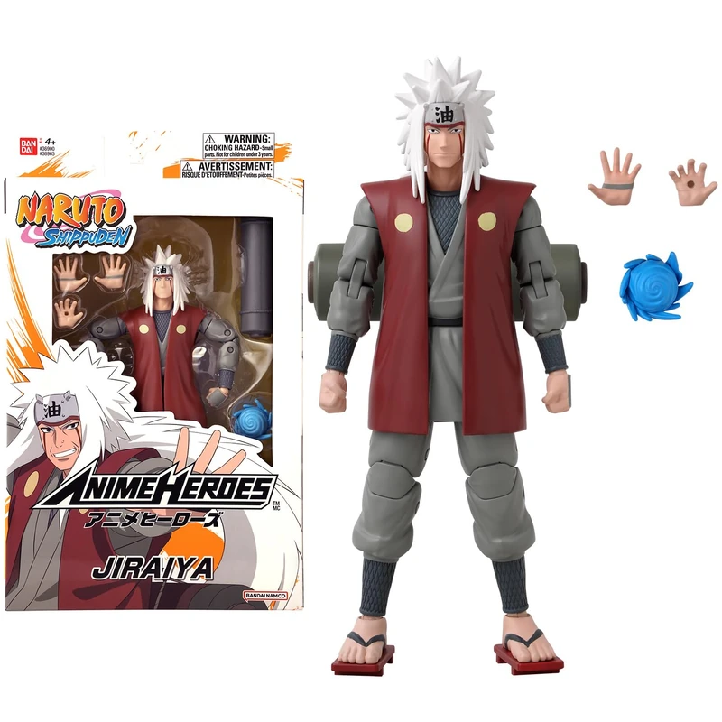 Figurine Anime Heroes - Bandai - Naruto Shippuden - Jiraiya - 17 cm - Image 1
