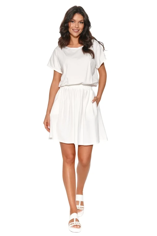 Numinou Women's Casual Dress, Cream, 14-16 - Image 1