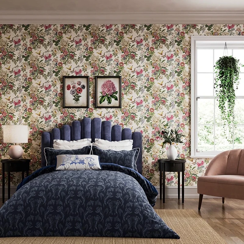 Sanderson Voyaging Koi Cover Set D/B Midnight