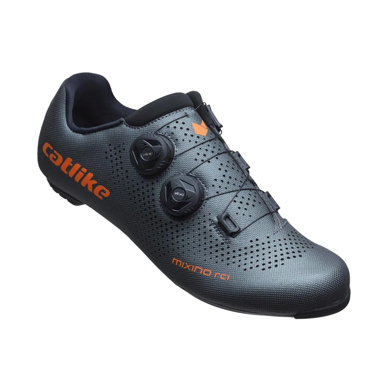 Catlike 7200100034 - Mixino RC1 Road Cycling Shoes Size 41 – High-Performance Lightweight Design with 3K Carbon Sole, Micro-Adjustable Dial System, Advanced Breathable Microfibers, Grey