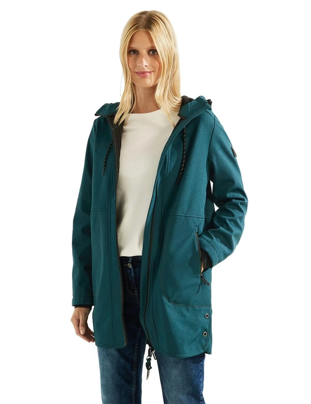 Cecil Women's B100811 Softshell Coat, Night Forest Green, S