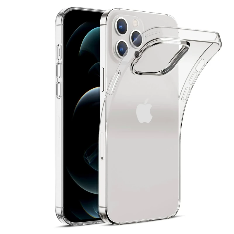 DAM. Transparent Soft TPU Case for iPhone 12 Pro MAX Colour: Transparent