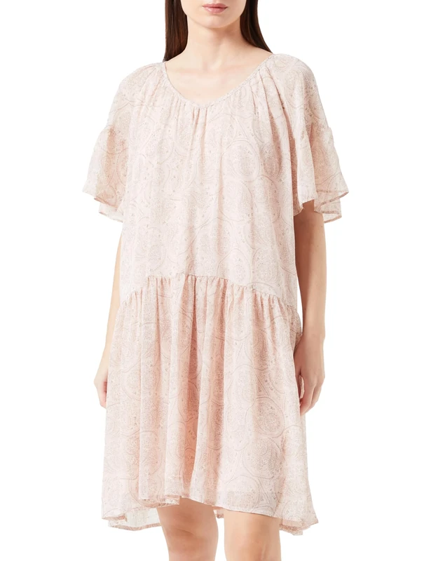 TILDEN Women's Dress, Pink Multi-Coloured, S