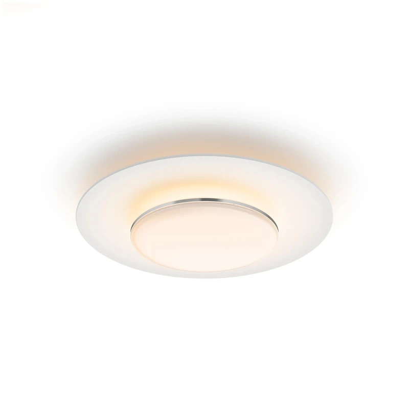 PHILIPS LED Sceneswitch Garnet CL580 30W LED Ceiling Light Fixture Warm White 2700k [30W - IP20 -White] for Indoor Home Lighting, Living Room, Study, Office