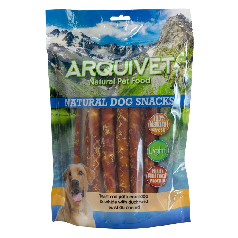 Arquivet Rolled Duck, 24 cm, 1 kg, Natural Snack